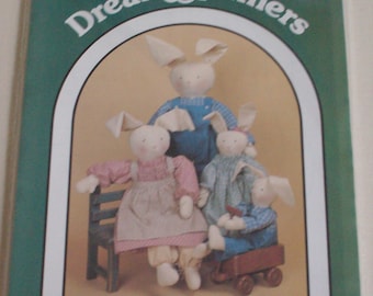 Dream Spinners #120-Country Clover patterns rabbit dollsand clothes, vintage, Easter