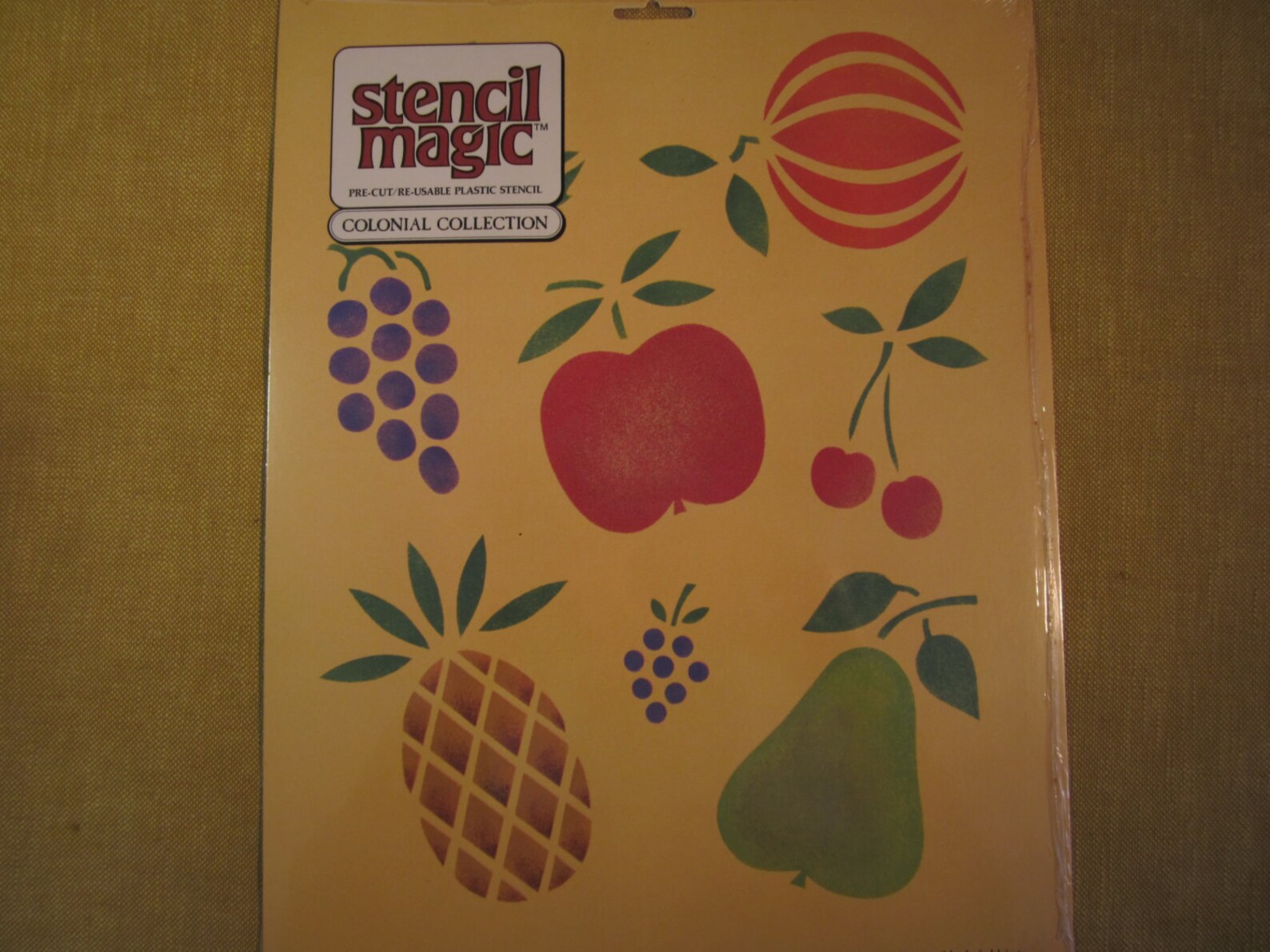 Stencil Magic Colonial Harvest pre cut plastic stencil Etsy