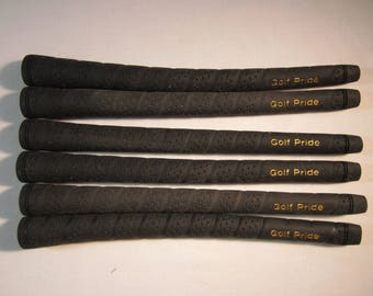 6 empuñaduras de palo de golf para hombre, envoltura estándar Golf Pride BWM, 28 mm, stock nuevo vintage, hecho en EE. UU.
