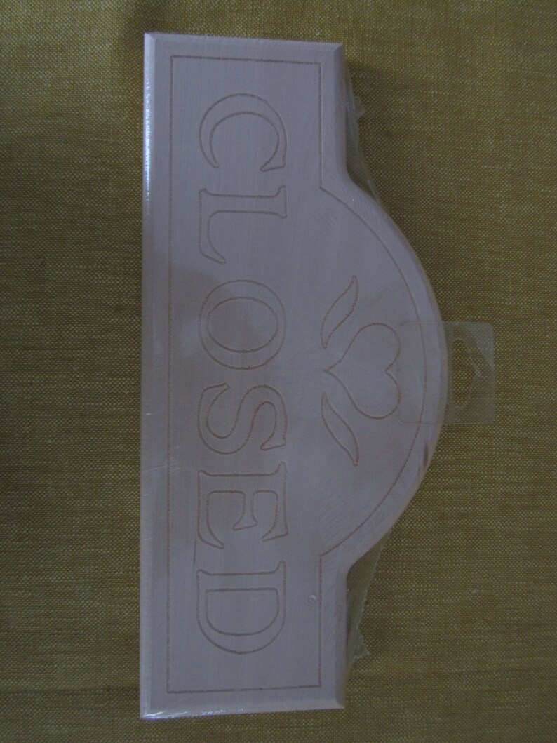 Open-closed Wood Signplaquewalnut Hollow Farm12x5 - Etsy