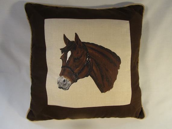 horse head pillow
