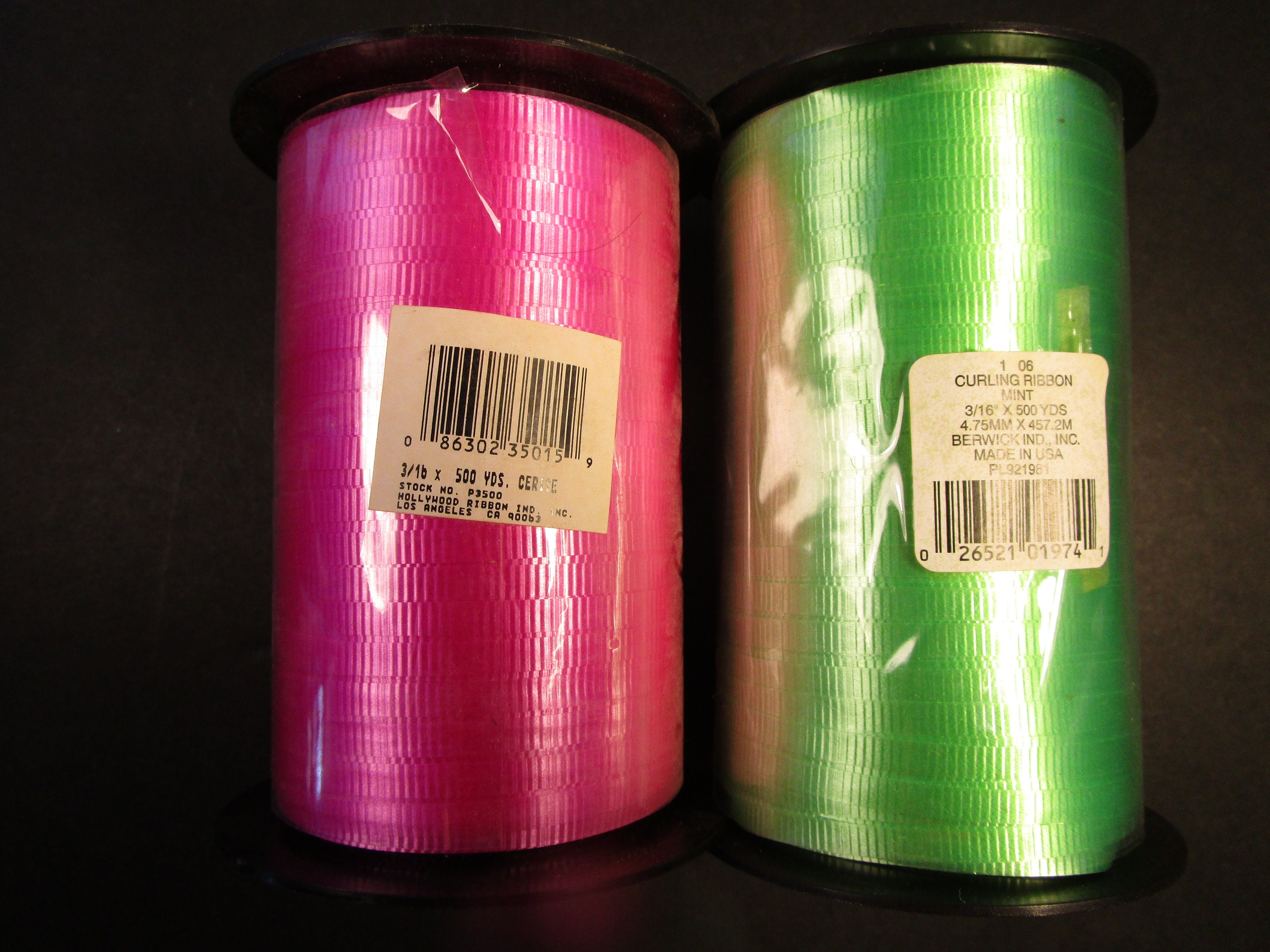 Curling Ribbon - White 3/16 Wide - 500 Yards