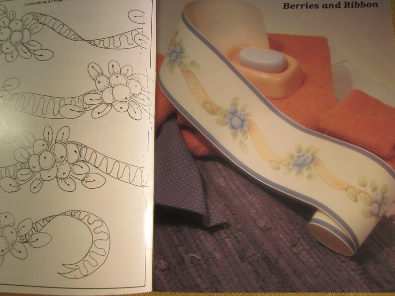 Hand Painted Wall Bordersbook by Sandy Aubuchon 10 Designs Etsy