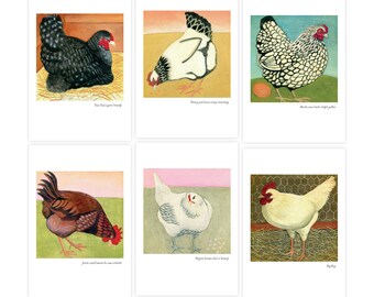 Chicken Illustration Etsy Chicken Illustration Etsy