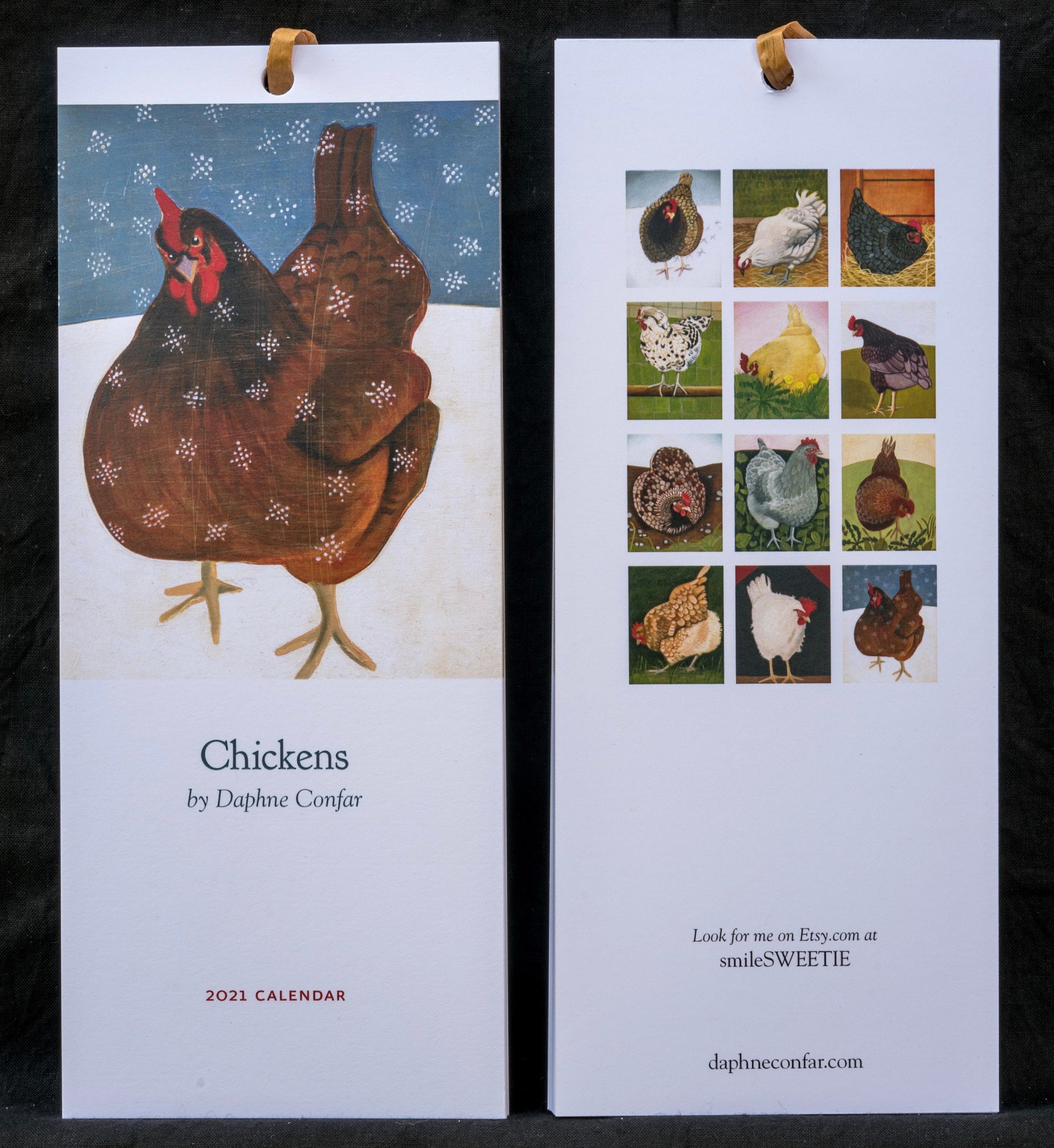 2021 chicken calendar Etsy