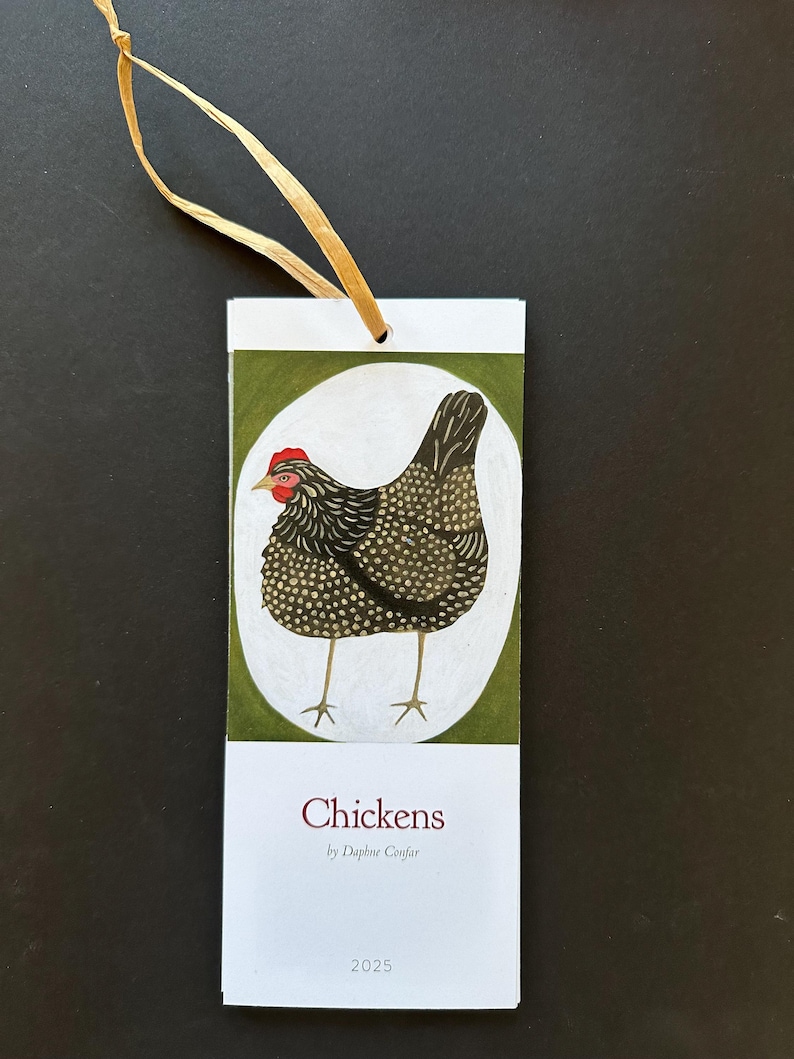 2025 Chicken Calendar Etsy