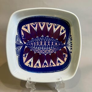 Vintage Royal Copenhagen Ceramic Bowl: Tenera Faience Dish, Beth Breyen Design