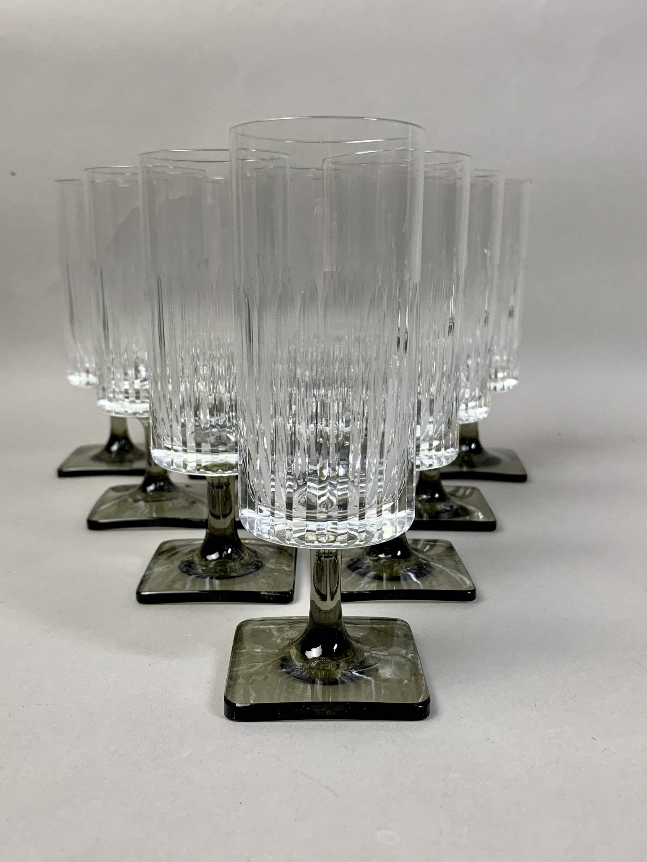Rosenthal Crystal Berlin Linear Set of 10 Aperitif Glasses Etsy