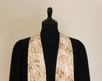Clergy Stole, Wheat #169, Pastor Stole, Minister Stole, 54" Length, Pastor Gift, Vestments, Church