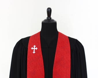 Clergy Stole, Good Seeds #223, Pastor Stole, Minister Stole, 54" Length, Ordination Gift, Vestments, Church