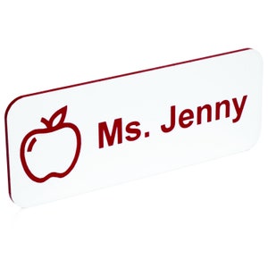 Custom Name Tag with Industry Logo Teacher, Realtor, Dental, Medical, Stylist ID Badge afbeelding 5