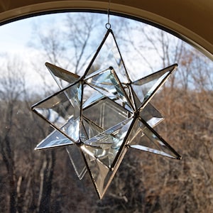 Stained Glass Bevel Moravian Star