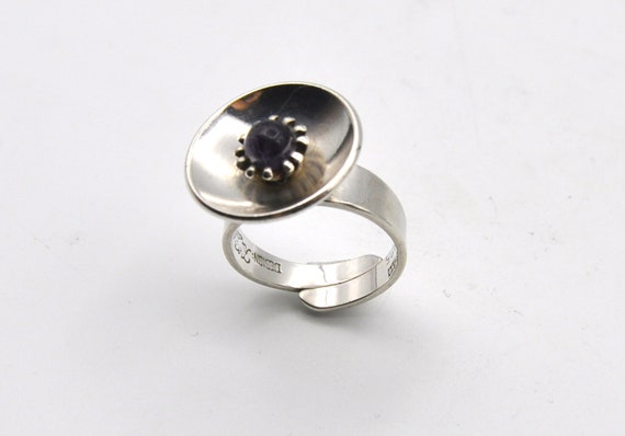 K E Palmberg Sterling Silver Ring for Alton Swede… - image 10