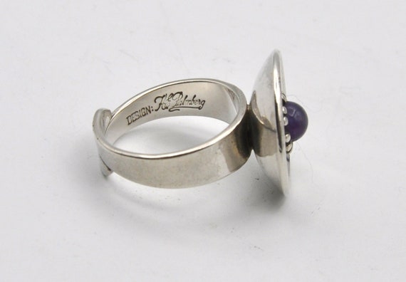 K E Palmberg Sterling Silver Ring for Alton Swede… - image 7