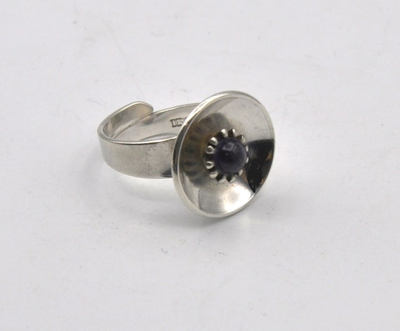 K E Palmberg Sterling Silver Ring for Alton Swede… - image 9