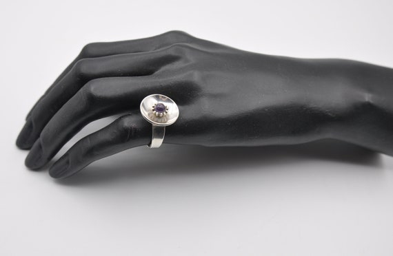 K E Palmberg Sterling Silver Ring for Alton Swede… - image 2