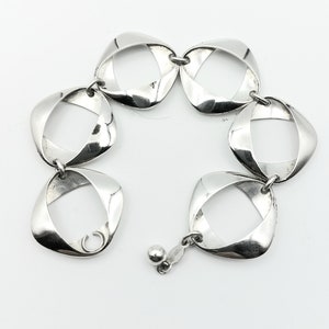 Georg Jensen Sterling Silver Bracelet #190 Design Henning Koppel Denmark c. 1968