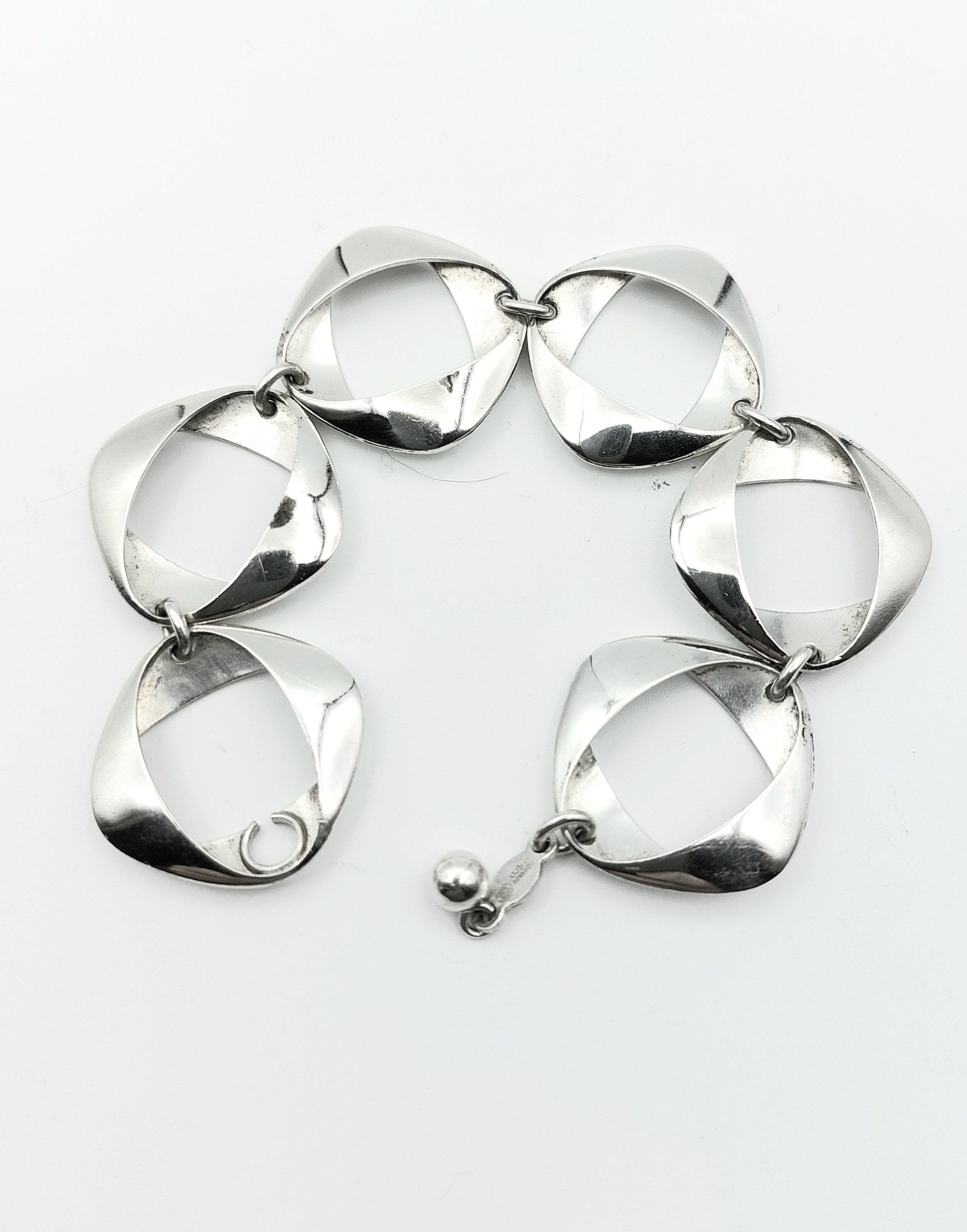 ジョージ ジェンセン スターリング シルバー ブレスレット #190