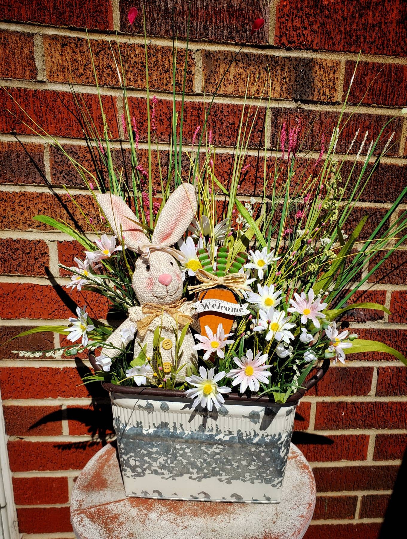 Rustic Easter Centerpiece Country Spring Table Decor Etsy