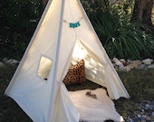 Teepee with 4 poles Free shipping i love helping my customers personalize their little ones play space
