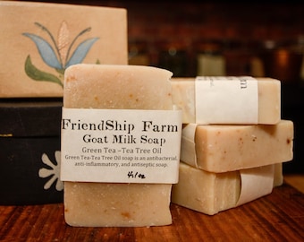 GreenTea TeaTree Goat Milk Soap