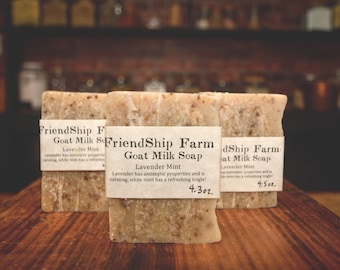 Lavender Mint Goat Milk Soap