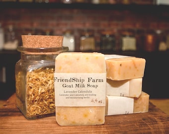 Lavender Calendula Goat Milk Soap