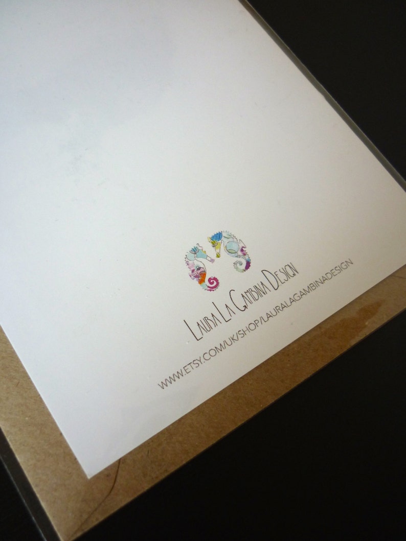 Occasion Birthday Blank Hand Drawn Jellyfish Greetings Card Anniversary Available with Custom Message