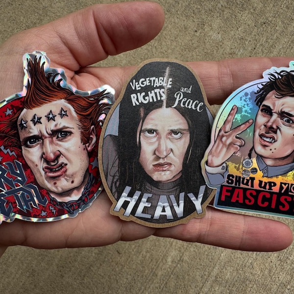 The Young ones sticker set