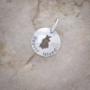 Beaver Island Michigan, Beaver Island Jewelry, Beaver Island Charm, Michigan jewelry, Beaver Island, necklace, bracelet