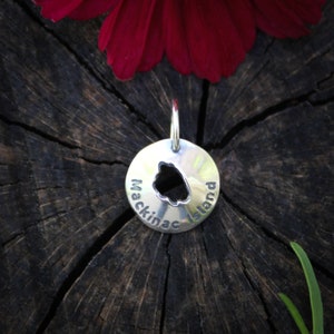 Mackinac Island charm, Mackinac Island Jewelry, sterling silver Mackinac Island Michigan charm for bracelets or necklaces