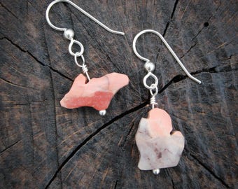 Kona Dolomite Michigan Earrings: Upper and Lower Peninsula
