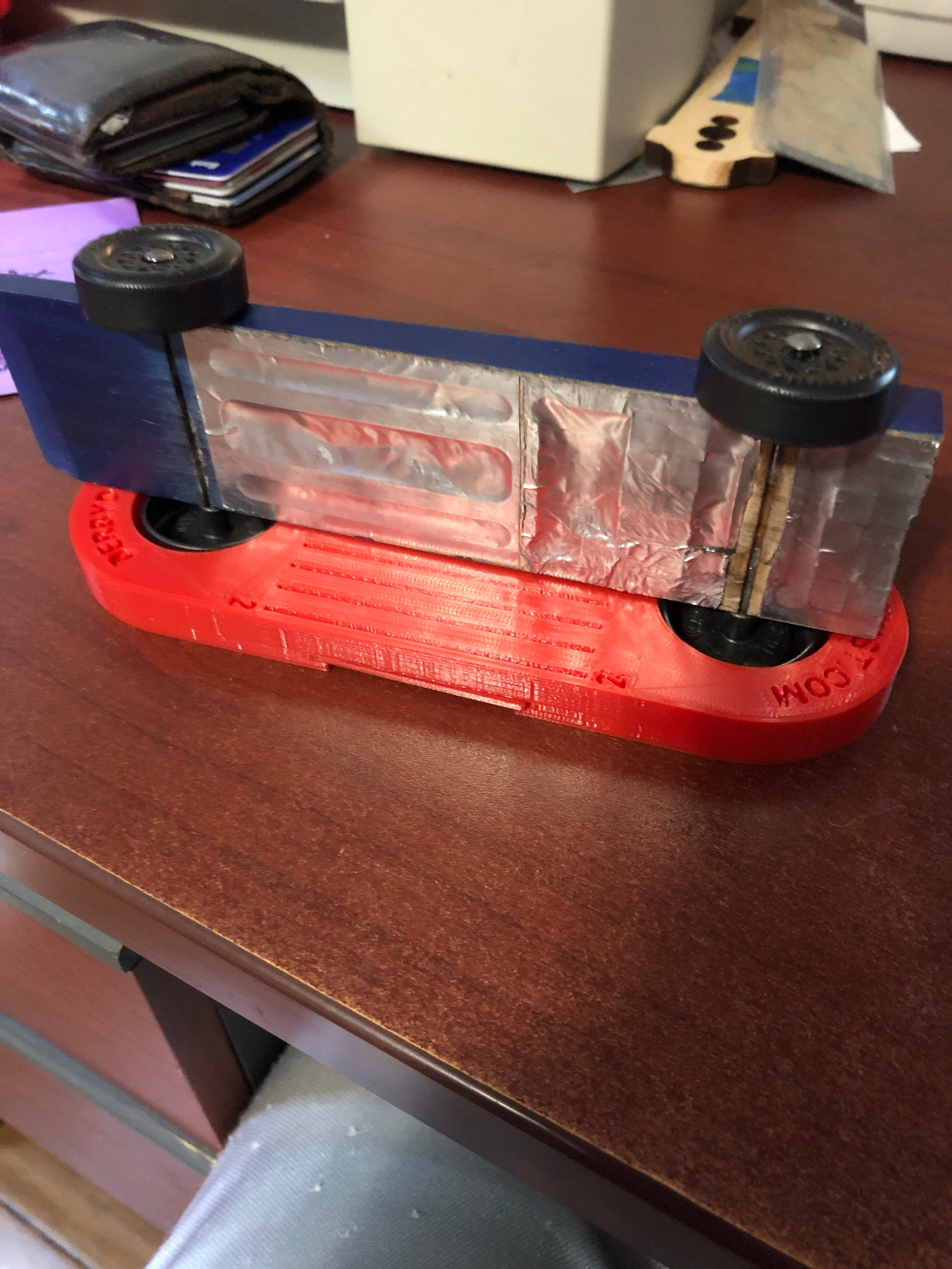 Pinewood Car Center Gravity Mass Test Stand / Wheel Install Jig for for