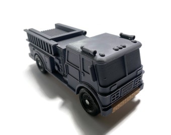 Pinewood Car Body - 3D Printed Body KIT Fire Truck (STL ONLY)