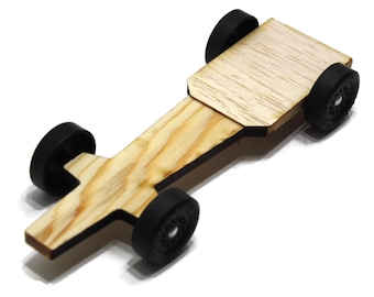 Pinewood Car Kit Fast Speed Complete Ready to Assemble - Bullet