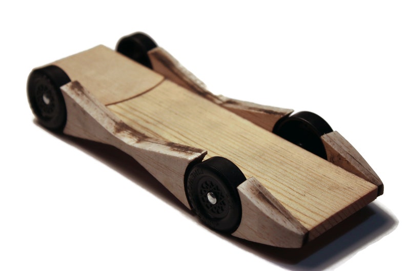 Pinewood Derby Car Kit Fast Speed Complete Ready to Assemble Etsy
