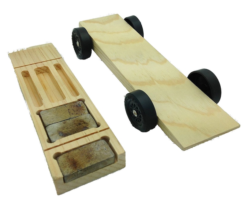Pinewood Derby Car Kit Fast Speed Complete Ready to Assemble Etsy