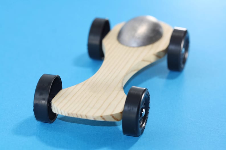 Pinewood Derby Canopy Weight Pin on Spoon Canopy / The shape of the
