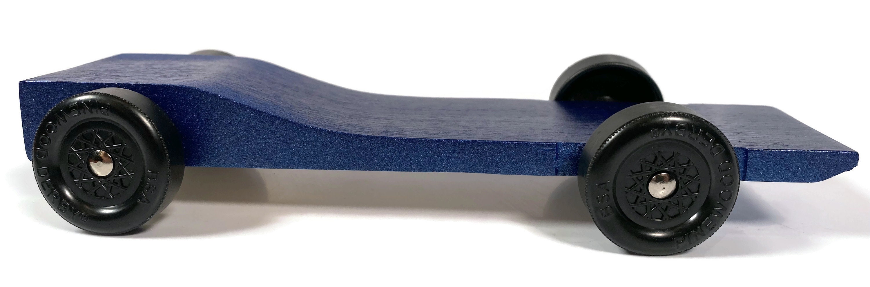 Fast Winning Pinewood Car for Derby by Shopvelox Car Rail Rider 3 Wheel