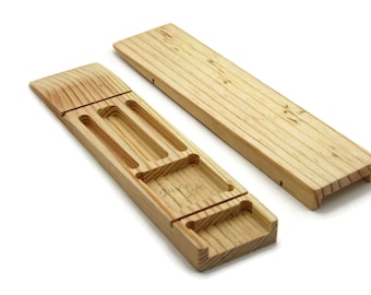 Pine Derby Car Body: Fast Speed Wedge Design with Slots