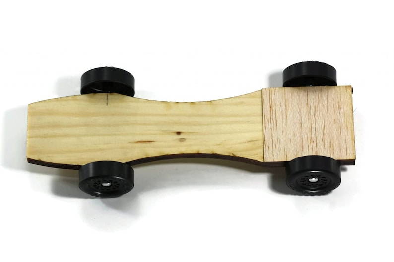 Pinewood Derby Car Kit Fast Speed Complete Ready to Assemble Etsy