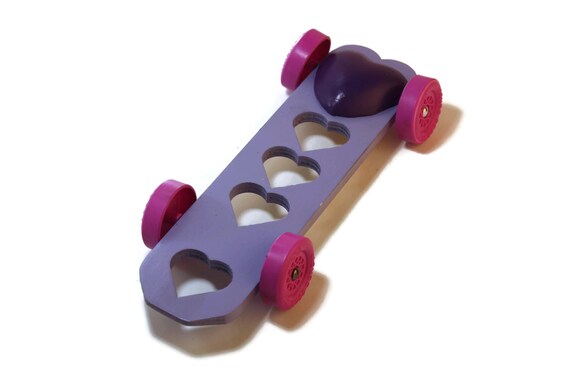 Purple Comet Pinewood Derby Car Kit