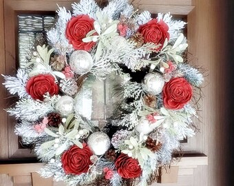 The Holiday Aisle Cranberry 24" Wreath 