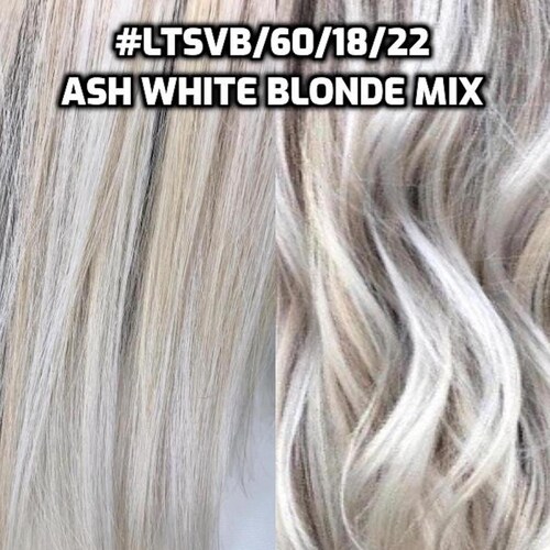 100% Human Hair Ash White Blonde Mix Hand-made Clip-in Hair - Etsy 100% Human Hair Ash White Blonde Mix Hand-made Clip-in Hair - Etsy