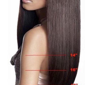 100% Human Hair Golden Blonde Mix Highlights Strip Clip-in extension streaks 1pc image 6