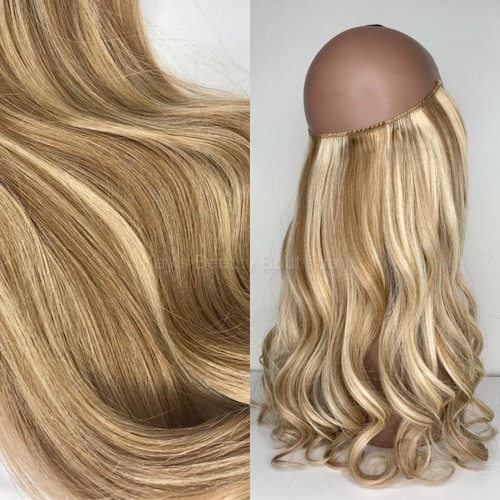 WIRE Halo Extensions Medium Ash Blonde Mix #10/613 100  display picture 1
