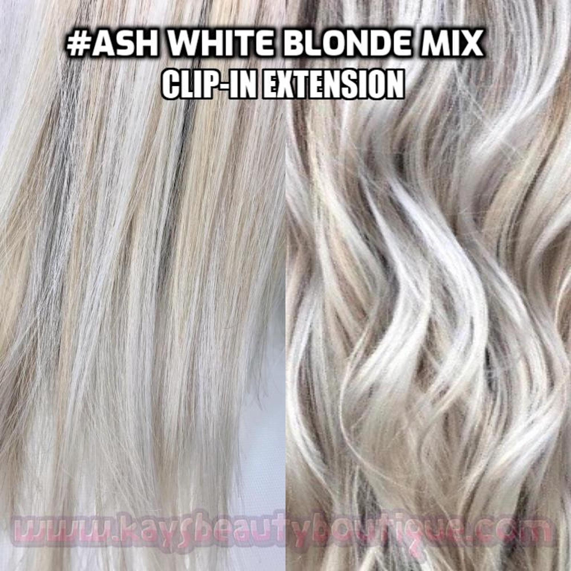 100% Human Hair Ash White Blonde Mix Hand-made Clip-in Hair - Etsy New Zealand 100% Human Hair Ash White Blonde Mix Hand-made Clip-in Hair - Etsy New Zealand