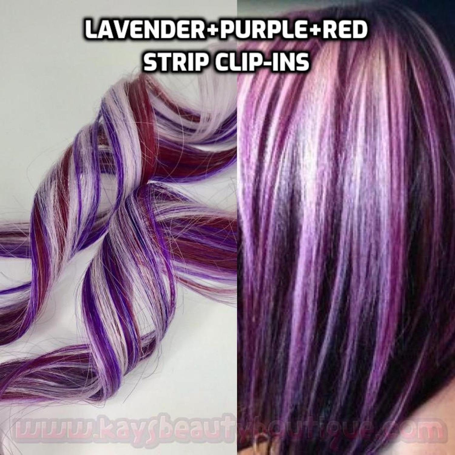 100% Human Hair Lavender Purple Burgundy Red Strip Clip-in - Etsy 100% Human Hair Lavender Purple Burgundy Red Strip Clip-in - Etsy