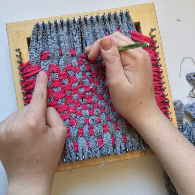 How to Make a Potholder Potholder Tutorial Weaving Loom PDF Etsy