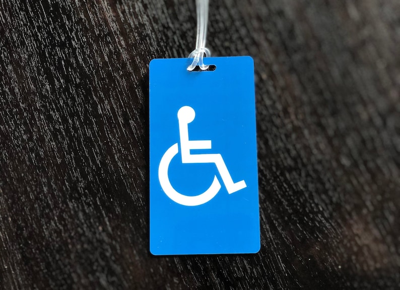 Plastic Handicap Tag - Etsy